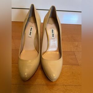 Miu Miu platforms pumps.